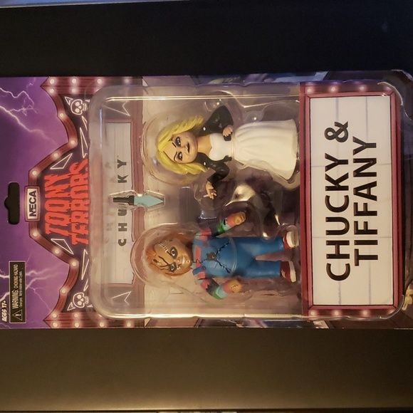 Chucky and Tiffany  action figures - Picture 1 of 9